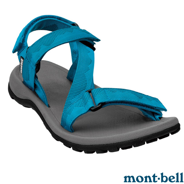 【MONT-BELL 日本】中性 三點可調涉水涼鞋.水陸兩用鞋/1129558 PEBL 孔雀藍✿30E010
